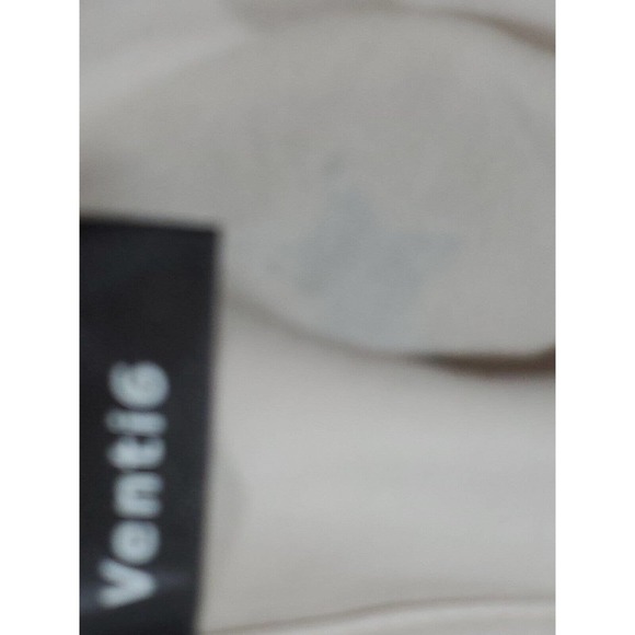 Venti6 Button Down Tattered Style Long Sleeve Shirt Glittery Silver Stars Medium - Picture 9 of 11